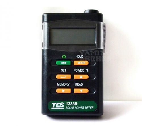 New TES-1333R Solar Power Meter Radiation Detector Solar Cell Energy Tester