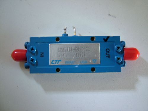 Rf amplifier ctt   2 - 6ghz   gain 30   po 22    afm/080-6026-22 for sale