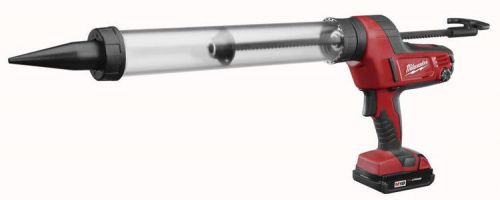 Milwaukee 2643-21ct 20 oz clear barrel caulk and adhesive gun kit new for sale