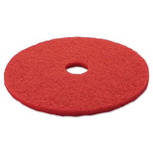 3M MMM08395 Buffer Floor Pad 5100 20&#034; Red 5 Count