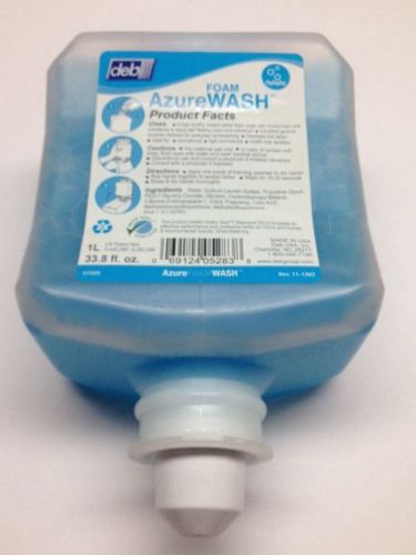 DEB Deb Foam Azure Wash, Instant Lather Foam Soap - 1 LTR (33.8 fl. Oz.)