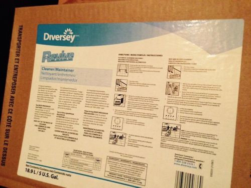Seventy (70) Boxes Of Diversey Revive Cleaner/Maintainer (04636), 5 Gallon