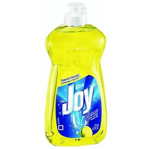 Joy® Dishwashing Liquid, Lemon, 12.6oz Bottle, 25/Carton