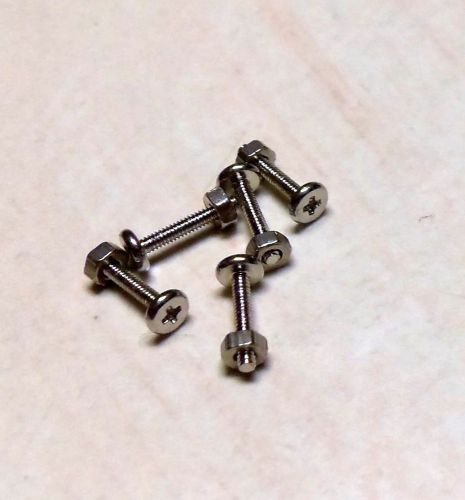 Usa shipping - 10 pc  m1.2x8 mm screw &amp; nuts philips head micro miniature for sale