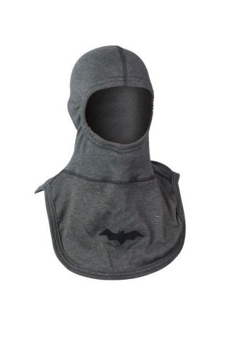 PAC II P84 Bat Person Embroidered Majestic Firefighter Flash Hood, Grey, New