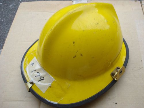 Lion legacy  5 helmet + liner firefighter turnout fire gear ...h179 yellow for sale