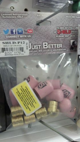 Jb industries, the shield, shld-p12,  shield pink locking caps 12 (1/4&#034;) kit new for sale