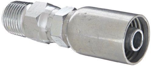 Eaton Weatherhead Coll-O-Crimp 08U-J08 Male Pipe Swivel Fitting  Low Carbon Stee