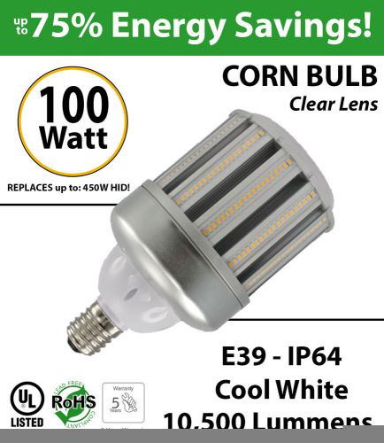 100 watt, 10500 lm, 5000k led lamp, ip64, e39 for sale