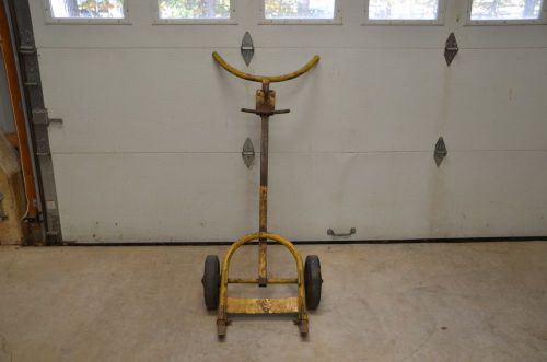 55 gallon drum handling welded heavy duty hand truck with 10&#034; wheels for sale