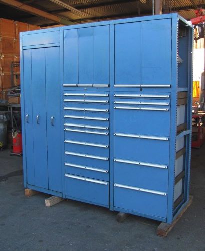 Lista machinist tooling cabinet~ontario, calif~stanley vidmar~equipto~lyon for sale
