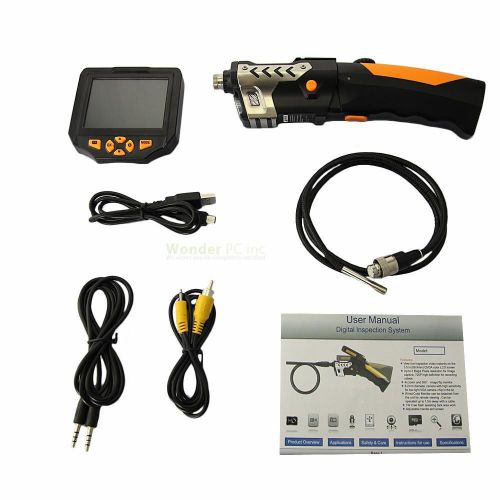 5M CABLE 3.5&#034; LCD INSPECTION CAMERA 8.2MM BORESCOPE ENDOSCOPE ZOOM ROTATE VIDEO