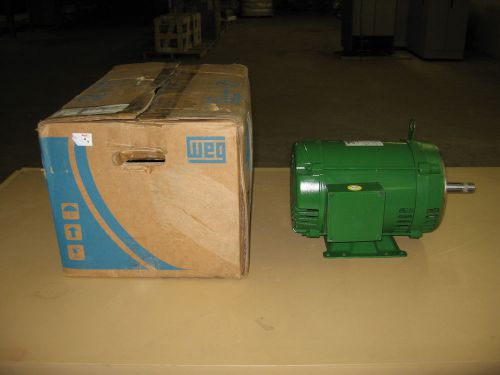 Weg 01536ot3e215jm 15 hp, 3-phase close-coupled pump motor continuous duty new for sale