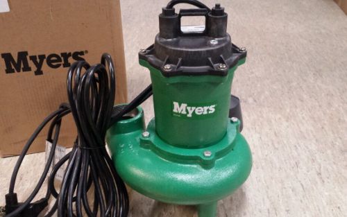 Myers mw50-11p sewage pump- grinder pump