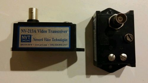 NV-213A Video Transceiver lot of 2
