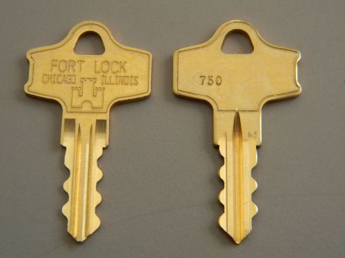 2 Fort Lock Double Sided Key Blanks K750