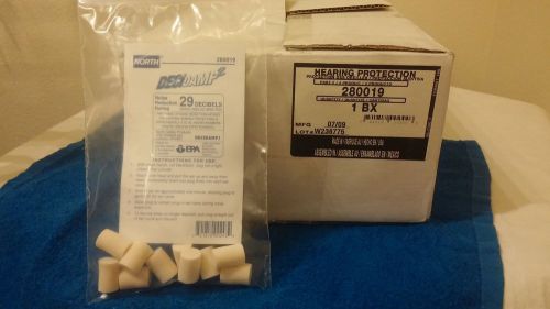 North Safety Ear Protection Disposable foam Earplugs (250 Box)