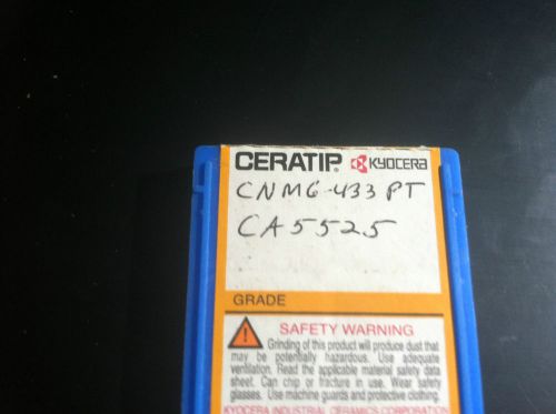 CERATIP CARBIDE INSERT CNMG433PT CA5525