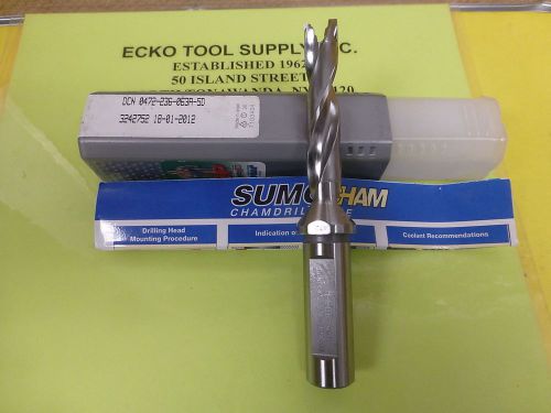 INDEXABLE DRILL ISCAR SUMOCHAM DCN-0472-236-063A-5D .472&#034; DIAM CLNT NEW $118.00