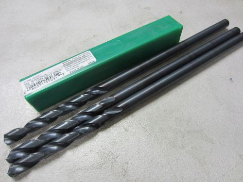 4 new ptd 31/64&#034; extra length aircraft twist drill bits hss black oxide #59031 for sale