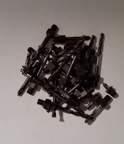 #21 assorted 1/4x28 threaded drill bits