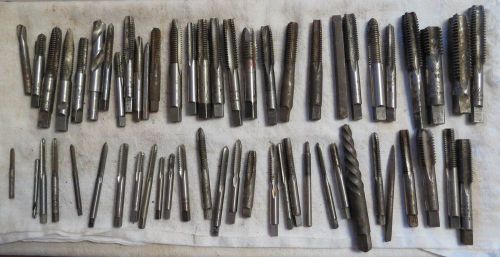 MACHINIST TOOLS Lot of over 50 Taps for Threading Tapping