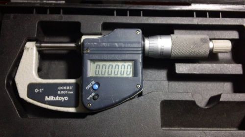 MITUTOYO OUTSIDE MICROMETER 0-1&#039;&#039; MODEL 293-831 Acc. .00005