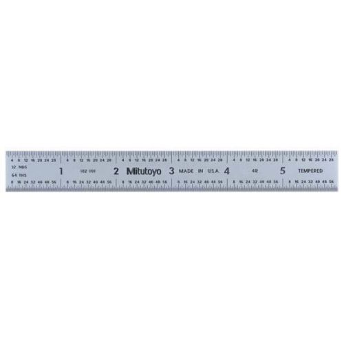 Mitutoyo 182-121 flexible steel rule - length: 6&#034; for sale
