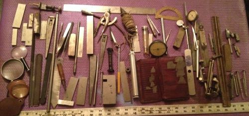 *MACHINIST SPECIAL* NICE ASSORTED LG LOT OF MISCELLANEOUS TOOLS FROM TOOL BOX*
