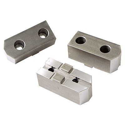 10 INCH TONGUE &amp; GROOVE STEEL SOFT JAW 3 PIECE SET (3900-4760)