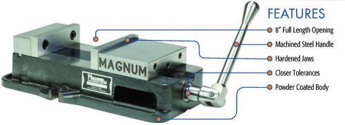 MAGNUM 6&#034; Machining Vise - Model: VI-6MAG Jaw Width: 6&#034; (152mm) Jaw Opening: 8&#034;