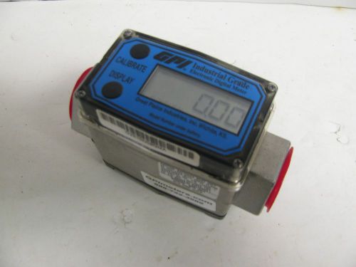 Gpi g2s10n09gma 1&#034; npt turbine flow meter (5-50 gpm) nnb for sale