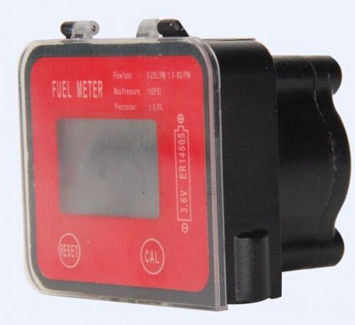 Aluminum Elliptic Gear Diesel Electronic Fuel Flow Meter,Flowmeter 1~30L/MinAlum