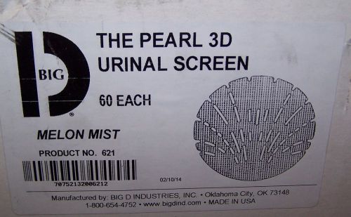 10 Big D The Pearl 3D Urinal Deodorizer Screen Melon Mist Fragrance