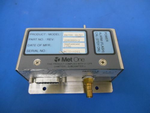 Met one 2080880-2  r4700 remote particle counter 0.3-0.5 micron 2 for sale