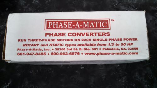 Phasematic Static Phase Converter Model PAM-300 HD