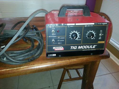 Lincoln Welding Tig Module model K-930-2 used w/ Foot Pedal, Cords and Hose