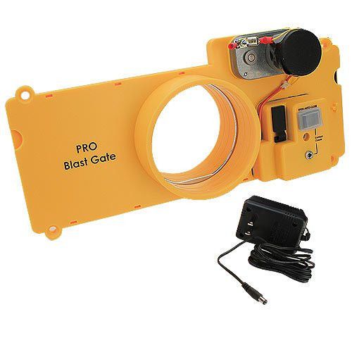 iVAC PBG04 Pro Electrically Driven Blast Gate. Automated Dust Control