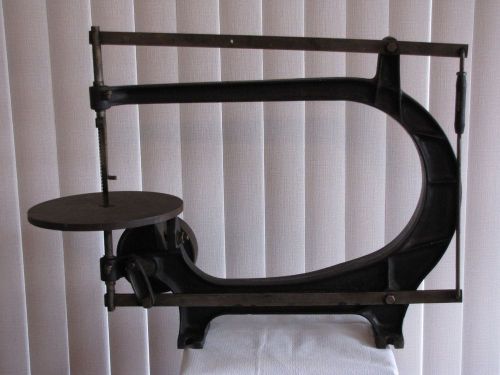 Vintage Woodworking Scroll Saw 19 in Industrial Steam Punk Table Lamp Light
