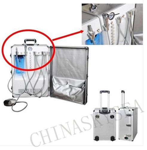 New dental deluxe portable suitcase delivery cart style dental unit equipment for sale