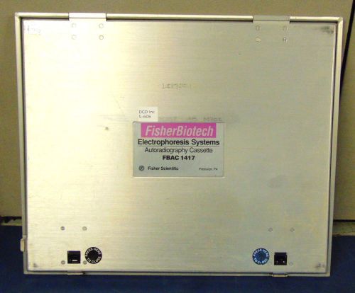Fisher Biotech Electrophoresis Systems Autoradiography Cassette FBAC 1417 S606
