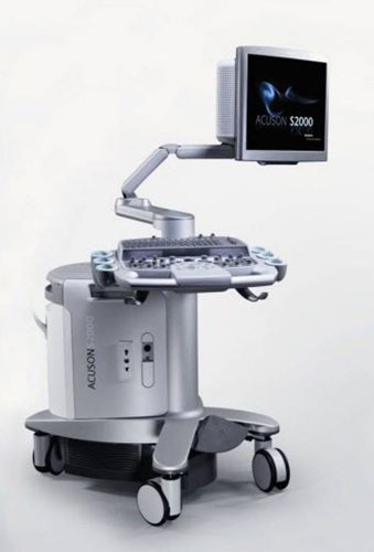 SIEMENS ACUSON S2000 Ultrasound System (Year 2009) 3 PROBES cardiac option no GE
