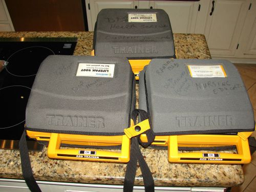 Physio-Control LifePak 500T Trainer Lot of Three For Parts