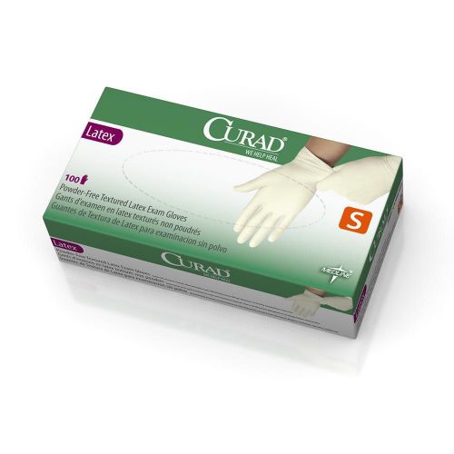 Medline CURAD Powder-Free Latex Exam Gloves,Beige,Small 1000/CS  CUR8104