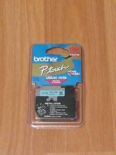 NEW Brother M521 Blue P-touch Tape for PT85, PT85, PT100, PT110 ptouch M Series