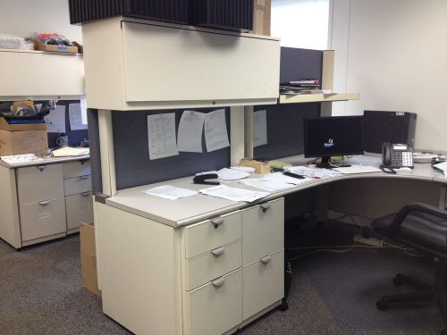 Office Desk Part of U-shaped Configuration