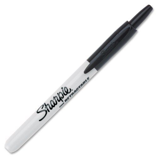Sharpie Permanent Marker - Fine Marker Point Type - Black Ink - 1 (san32721)