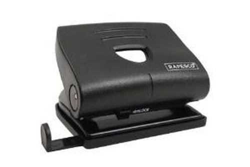 New rapesco 820-p 2 hole punch - black for sale