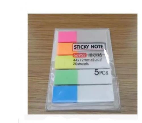 Stickies 1/2 in Page Flags, 100 flags per pack