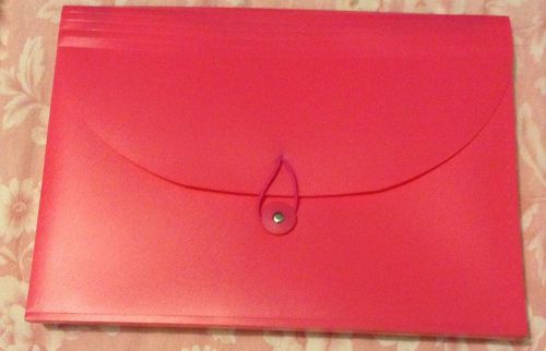 Hot Pink Accordian Folder